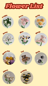 Cute Animal Flower Bundle